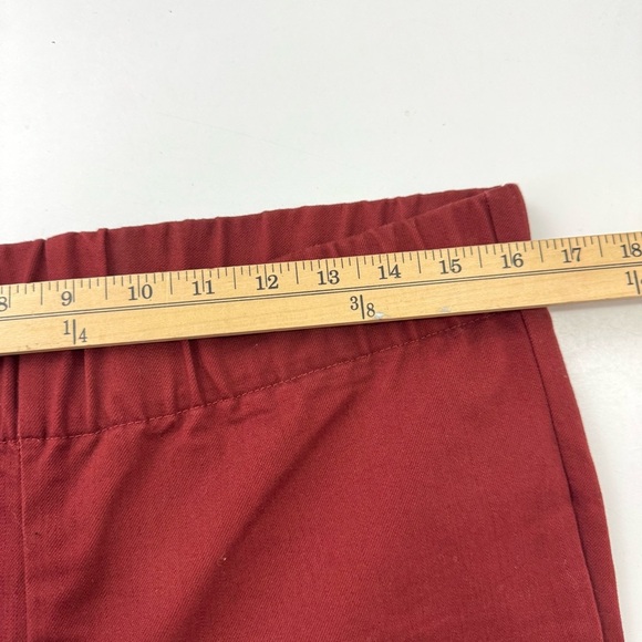 Soft Surroundings Metro Jeggings Rust Red Denim Pull On Pants Casual Sz M Tall - Picture 8 of 11